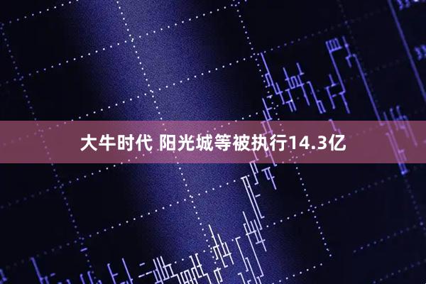 大牛时代 阳光城等被执行14.3亿